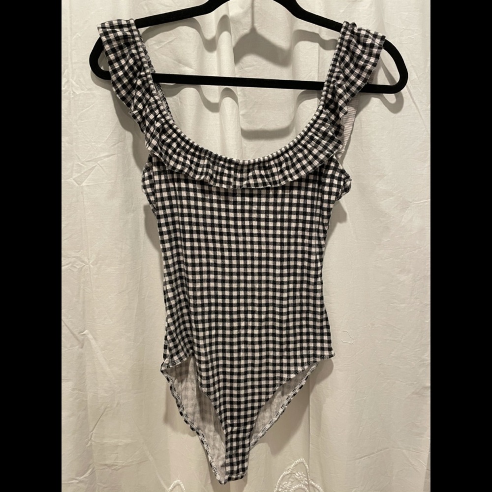 Gingham Bodysuit